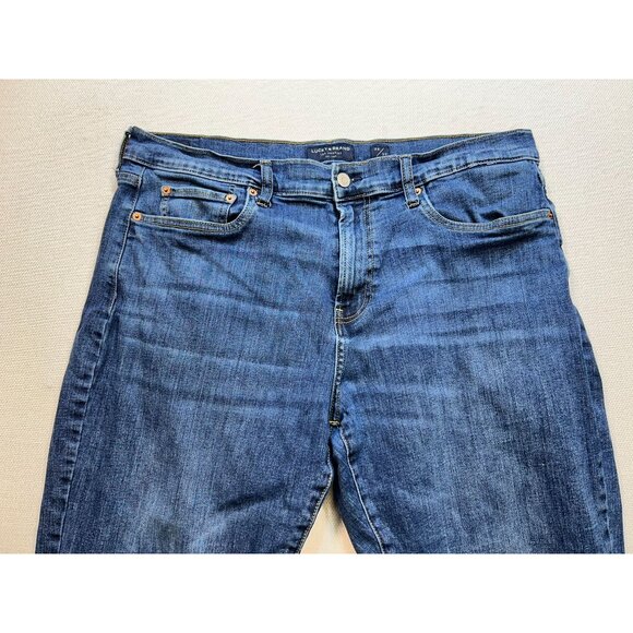 Lucky Brand Men's Athletic Slim Straight Jeans Denim Size 38/30 Blue Stretch - Picture 3 of 12